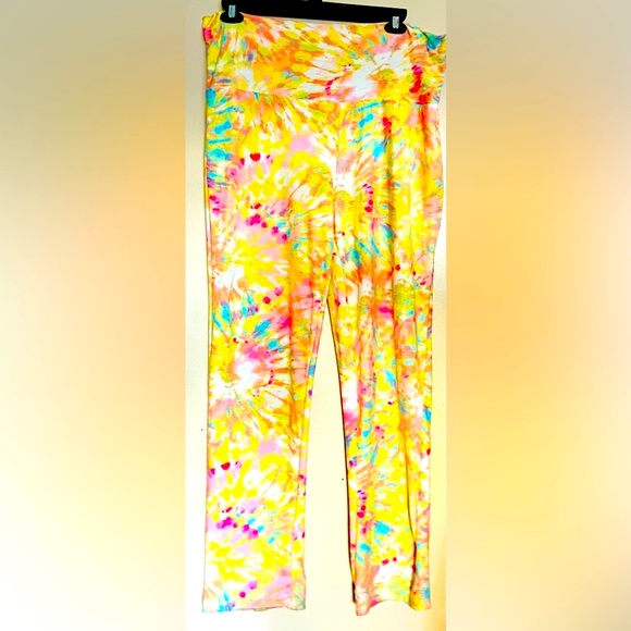 Bobbie Brooks 1X Soft Tie Dye Designed Pants - Picture 1 of 2